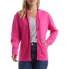 image:imageHanes Womens Lightweight Full Zip Hoodie Textured Cotton Zip Up TShirt HoodieAmaranth