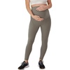 image:imageHanes Womens Maternity 78 Leggings Stretch amp Recover Pregnancy Leggings with Foldable Waistband 25 InseamCool Grey