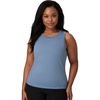 image:imageHanes Womens Moves Tank Top Stretch Tank for Women MoistureWicking Tank TopBlue Dive