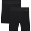 image:imageHanes Womens Moves Underwear Antichafe Slip Shorts Microfiber Slip Shorts for Women 2packBlackBlack