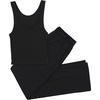 image:imageHanes Womens Originals SuperSoft Comfywear 2 Piece Crop Tank amp Lounge Pants Loungewear SetBlackBlack