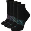 image:imageHanes Womens Socks 4pack Absolute Active Cushioned Moisturewicking Best Womens Socks Crew Ankle and No ShowBlack