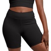 image:imageHanes Womens Stretch Jersey Bike Shorts Womens Cotton Sports Shorts 7 InseamBlack
