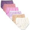 image:imageHanes Womens Underwear Briefs Pack 6Pack Cotton Brief Panties for Women MoistureWicking Plus SizeSolidPrint Mix