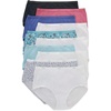 image:imageHanes Womens Underwear Pack 10Pack FullCoverage Cotton Blend Panties MoistureWicking Underwear for WomenAssorted SolidsPrintsHeathers Brief