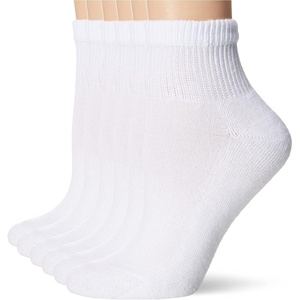 image:imageHanes Womens Crew Ankle amp No Show Socks 6 Pairs Cushioned Quarter Socks for Women Shoe Sizes 59 amp 812WhitePink