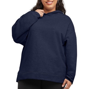 image:imageHanes Womens Ecosmart Fleece Hoodie Midweight Sweatshirt for Women Kanga PocketNavy Heather