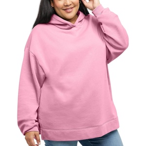 image:imageHanes Womens Ecosmart Fleece Hoodie Midweight Sweatshirt for Women Kanga PocketSpirited Pink