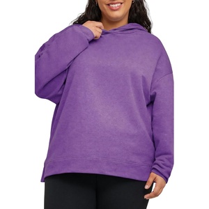 image:imageHanes Womens Ecosmart Fleece Hoodie Midweight Sweatshirt for Women Kanga PocketViolet Splendor Heather