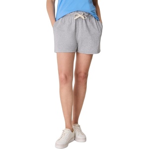 image:imageHanes Womens Essential Drawstring Shorts Cotton Shorts for Women Adjustable ShortsLight Steel