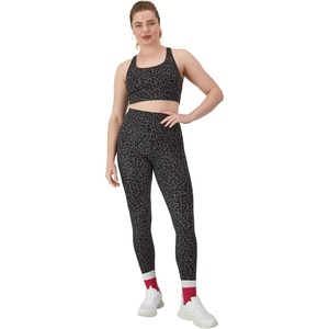 image:imageHanes Womens Leggings Clothing Moves 78 Soft Leggings with Pocket Moisture Wicking Womens Clothing Pants 25 InseamBlack Leopard
