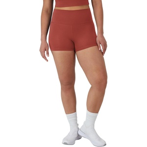 image:imageHanes Womens Moves Bike Shorts Soft amp Stretchy Workout Shorts with Interior Pocket MoistureWicking 3 Or 7 InseamCoral Camelia