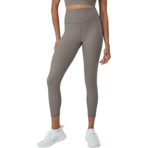 image:imageHanes Womens Moves Leak Protection 78 Leggings with Builtin Underwear MoistureWicking amp Odor Control 25 InseamCool Grey