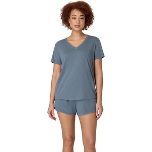 image:imageHanes Womens Pajamas Set Originals Supersoft Sleepwear for Women Vneck Tshirt amp Sleep Shorts Loungewear SetStargazer Grey