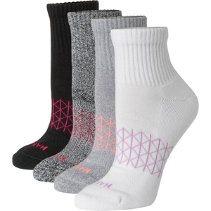 image:imageHanes Womens Socks 4pack Absolute Active Cushioned Moisturewicking Best Womens Socks Crew Ankle and No ShowGray