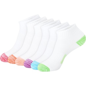 image:imageHanes Womens Socks Lightweight Breathable Socks No Show and Super No Show 6PackWhite Assorted  6 Pack