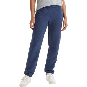 image:imageHanes Womens Sweatpants EcoSmart Fleece Joggers Pocketless Cinched Leg Sweatpants for Women 30Navy Heather