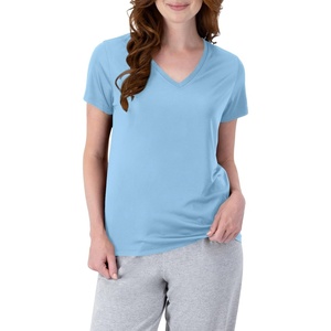 image:imageHanes Womens TShirt 5Pack Sport Cool Dri VNeck Performance Tees MoistureWicking Sun ProtectionLight Blue  1 Pack