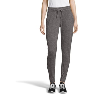 image:imageHanes Womens Triblend French Terry Jogger with PocketsBlack Heather