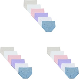 image:imageHanes Womens Underwear Briefs Pack 6Pack Pure Comfort Organic Cotton Brief Panties for Women Full CoverageSolidPrint Mix