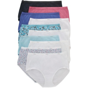 image:imageHanes Womens Underwear Pack 10Pack FullCoverage Cotton Blend Panties MoistureWicking Underwear for WomenSolidPrint Mix