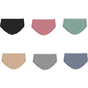 image:imageHanes womens HiCut Panties Pack Lightweight Cotton HiCuts 6Pack Retired Colors May VaryAssorted Ribbed Heathers Brief