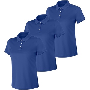 image:imageHanes womens Performance Polo Single or 3Pack Sport Cool DRI MoistureWicking Polo Shirt 40 UPF ProtectionDeep Royal