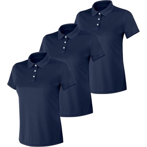 image:imageHanes womens Performance Polo Single or 3Pack Sport Cool DRI MoistureWicking Polo Shirt 40 UPF ProtectionNavy