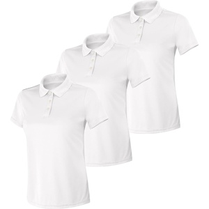 image:imageHanes womens Performance Polo Single or 3Pack Sport Cool DRI MoistureWicking Polo Shirt 40 UPF ProtectionWhite
