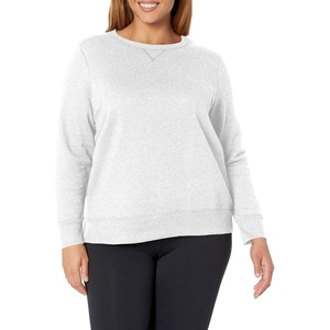 image:imageJUST MY SIZE Womens Plus Size Sweatshirt Ecosmart Fleece Pullover With VnotchWhite