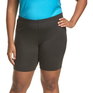 image:imageJust My Size Womens Stretch Jersey Bike Shorts Plus Size PullOn Bike ShortsBlack