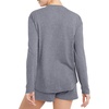 image:imageHanes Womens Originals TriBlend LongSleeve TShirt Crewneck Tee for Women Relaxed Fit Plus SizesAthletic Navy Pe Heather