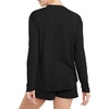 image:imageHanes Womens Originals TriBlend LongSleeve TShirt Crewneck Tee for Women Relaxed Fit Plus SizesBlack