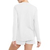 image:imageHanes Womens Originals TriBlend LongSleeve TShirt Crewneck Tee for Women Relaxed Fit Plus SizesEco White