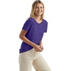 image:imageHanes Womens PerfectT Crewneck TShirt Lightweight Cotton Short Sleeve Tee for WomenPurple
