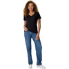 image:imageHanes Womens PerfectT Vneck Tshirt Cotton Short Sleeve Tee for Women 1 or 2PackBlack