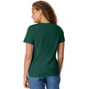 image:imageHanes Womens PerfectT Vneck Tshirt Cotton Short Sleeve Tee for Women 1 or 2PackDeep Forest