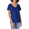 image:imageHanes Womens PerfectT Vneck Tshirt Cotton Short Sleeve Tee for Women 1 or 2PackDeep Royal