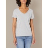 image:imageHanes Womens PerfectT Vneck Tshirt Cotton Short Sleeve Tee for Women 1 or 2PackLight Steel
