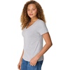 image:imageHanes Womens PerfectT Vneck Tshirt Cotton Short Sleeve Tee for Women 1 or 2PackLight Steel