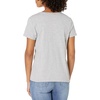 image:imageHanes Womens PerfectT Vneck Tshirt Cotton Short Sleeve Tee for Women 1 or 2PackLight Steel