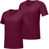 image:imageHanes Womens PerfectT Vneck Tshirt Cotton Short Sleeve Tee for Women 1 or 2PackMaroon