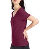 image:imageHanes Womens PerfectT Vneck Tshirt Cotton Short Sleeve Tee for Women 1 or 2PackMaroon