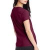 image:imageHanes Womens PerfectT Vneck Tshirt Cotton Short Sleeve Tee for Women 1 or 2PackMaroon