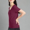 image:imageHanes Womens PerfectT Vneck Tshirt Cotton Short Sleeve Tee for Women 1 or 2PackMaroon