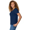 image:imageHanes Womens PerfectT Vneck Tshirt Cotton Short Sleeve Tee for Women 1 or 2PackNavy