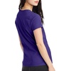 image:imageHanes Womens PerfectT Vneck Tshirt Cotton Short Sleeve Tee for Women 1 or 2PackPurple