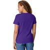 image:imageHanes Womens PerfectT Vneck Tshirt Cotton Short Sleeve Tee for Women 1 or 2PackPurple