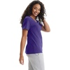 image:imageHanes Womens PerfectT Vneck Tshirt Cotton Short Sleeve Tee for Women 1 or 2PackPurple