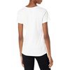 image:imageHanes Womens PerfectT Vneck Tshirt Cotton Short Sleeve Tee for Women 1 or 2PackWhite